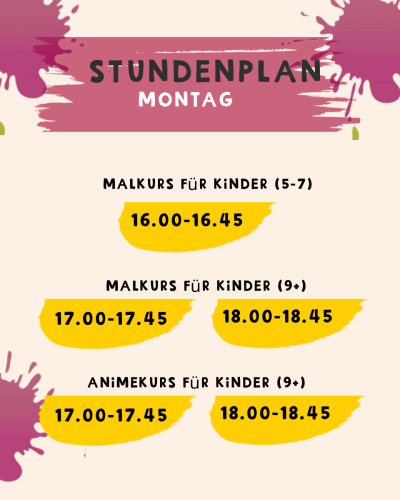 Montag: Malkurs für kinder in Bremen