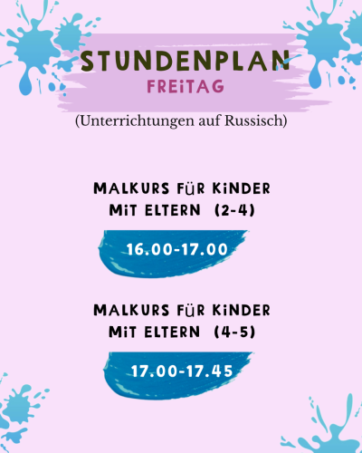 Freitag: Malkurs für kinder mit Eltern in Bremen